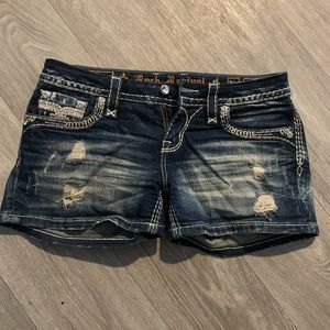Women’s Rock Revival Jean Shorts